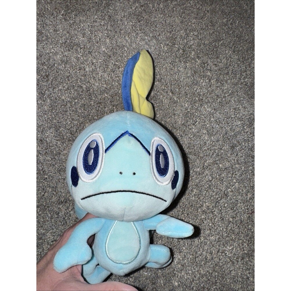 Sobble Pokemon Center Original Plush  Pokemon 8” Blue Velvety